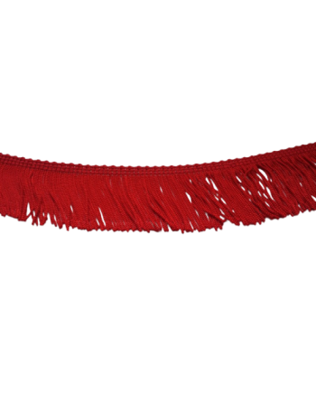 Frange rayonne rouge-15 cm